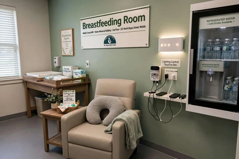 Illustration for the news story: Mobile County WIC Renovates Breastfeeding Room at Keeler Memorial Building