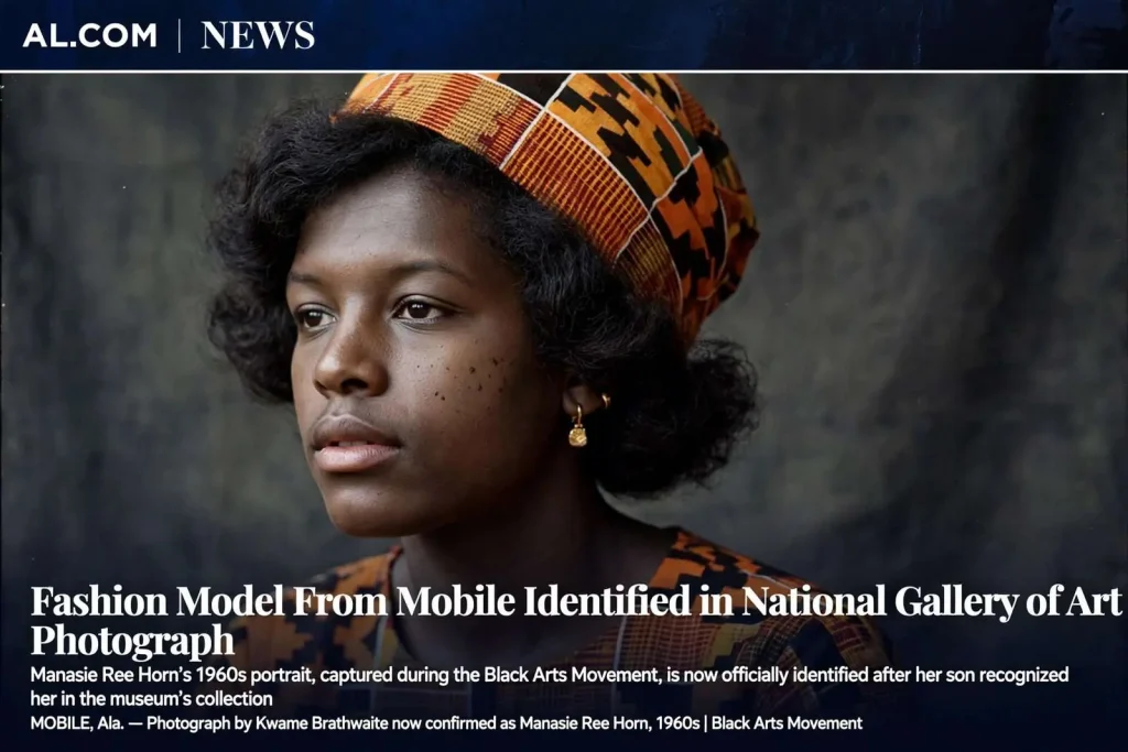Illustration for the news story: Fashion Model From Mobile Identified in National Gallery of Art Photograph