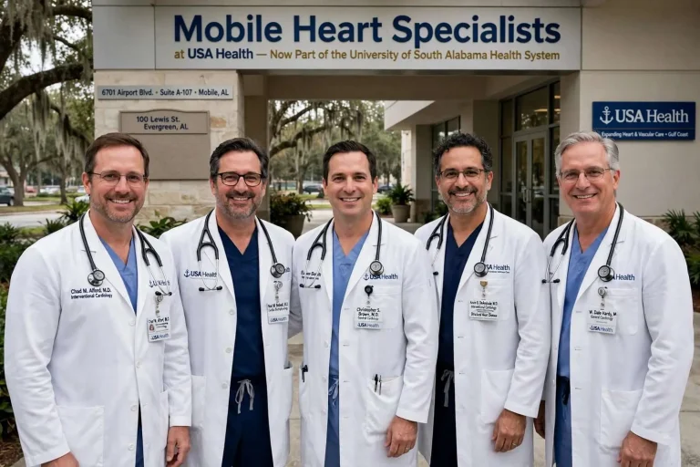 Illustration for the news story: Mobile Heart Specialists Officially Begins Operating Under USA Health