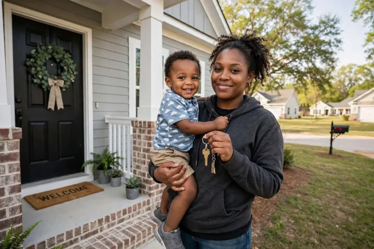 Illustration for the news story: Mobile Mother Credits Dumas Wesley Program for Fresh Start, New Home