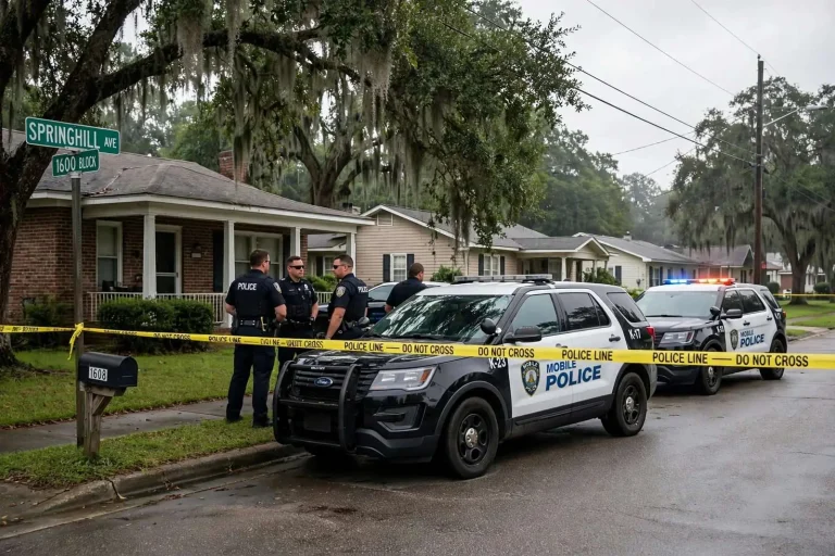 Illustration for the news story: Mobile Police Investigate Death on Springhill Avenue