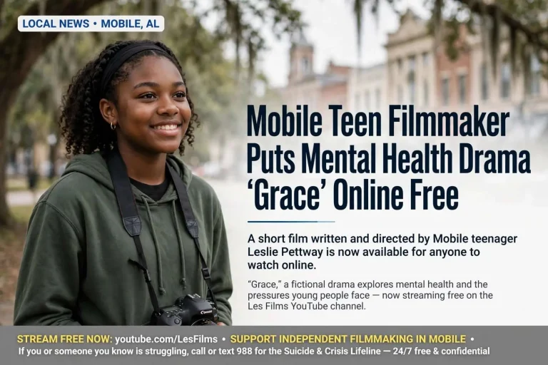 Illustration for the news story: Mobile Teen Filmmaker Puts Mental Health Drama ‘Grace’ Online Free
