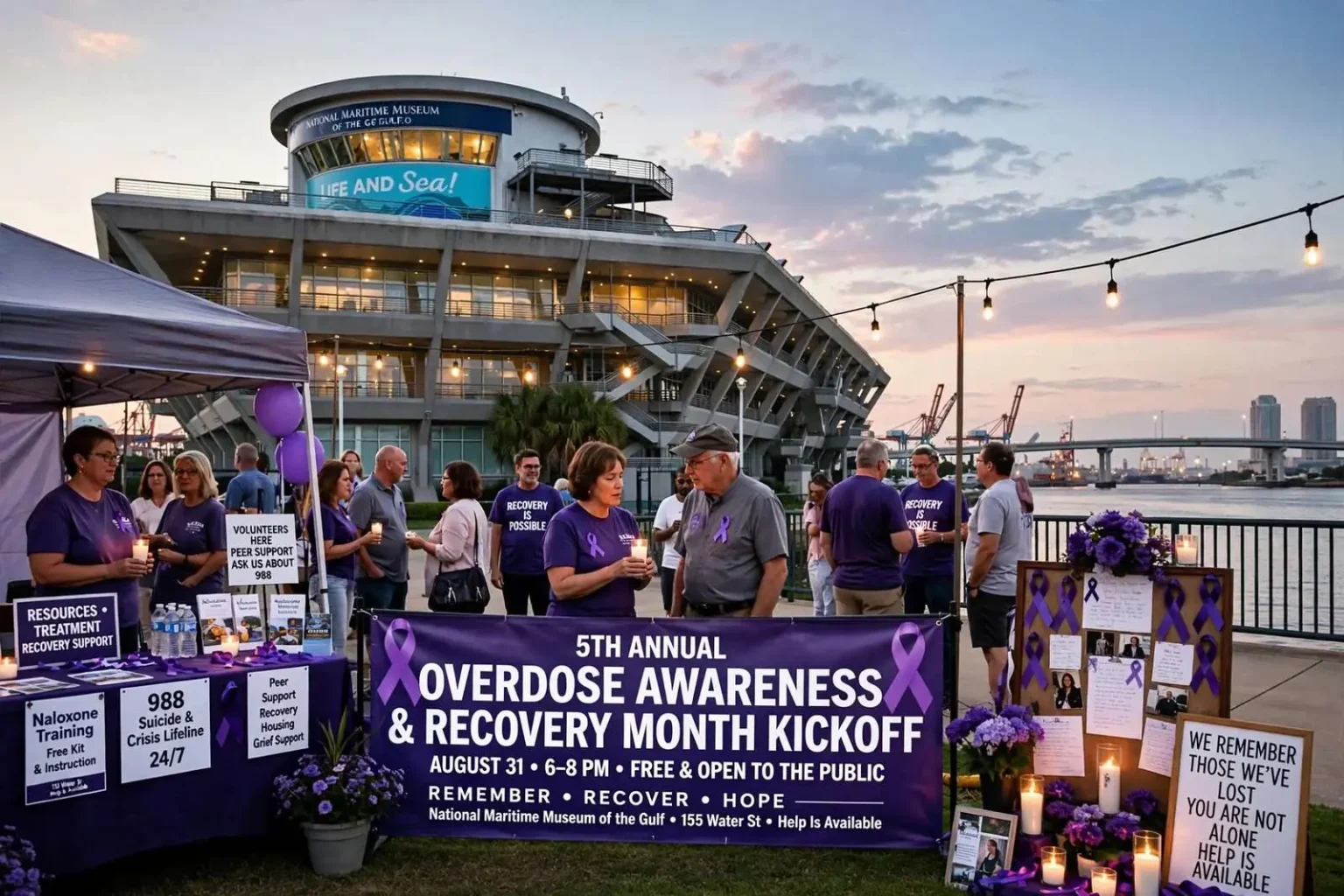 Illustration for the news story: Mobile’s Fifth Annual Overdose Awareness and Recovery Month Kickoff Set for Aug. 31