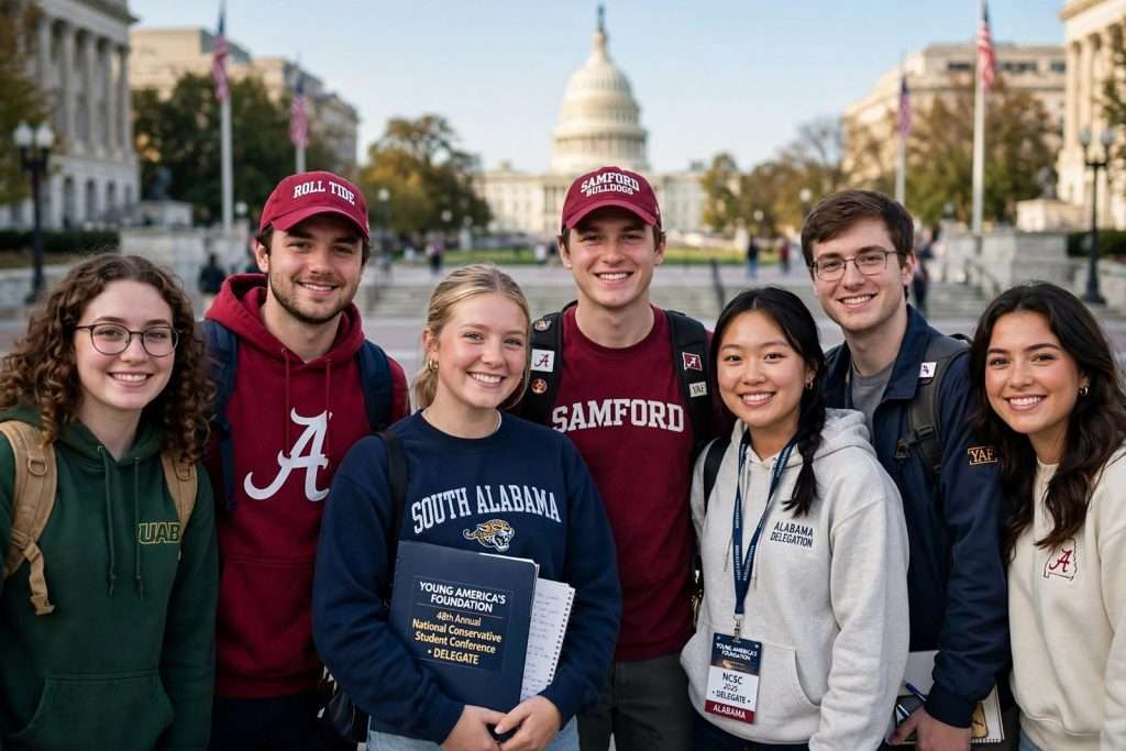 Illustration for the news story: Nearly Two Dozen Alabama College Students Attend National Conservative Student Conference in Washington