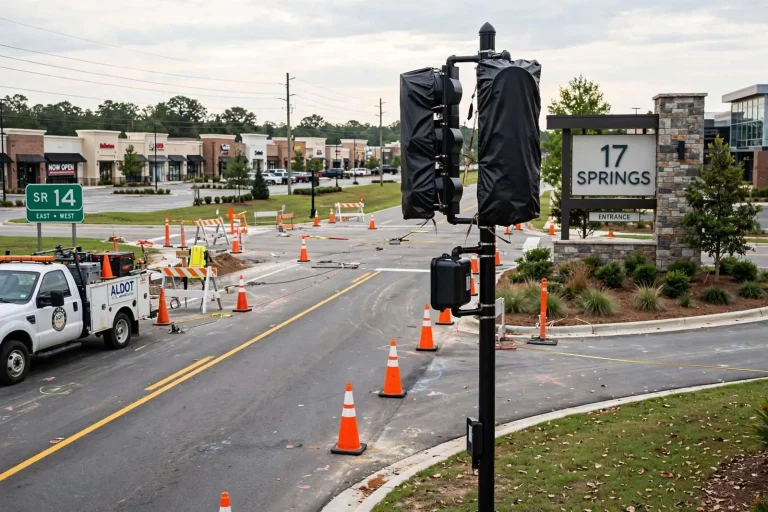Illustration for the news story: New Traffic Signal Installed on SR-14 at 17 Springs in Millbrook