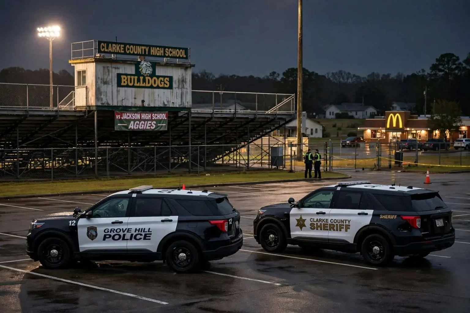 Illustration for the news story: No Charges Filed After Incidents at Clarke County-Jackson Game