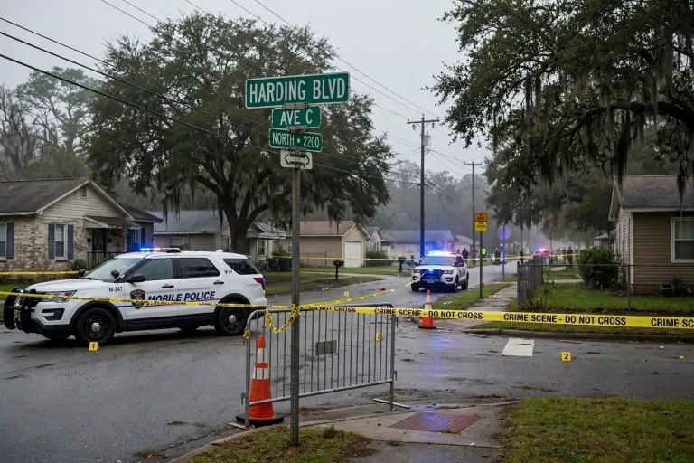 Illustration for the news story: One Dead, One Hospitalized After Thursday Morning Shooting Near Harding Boulevard in Mobile