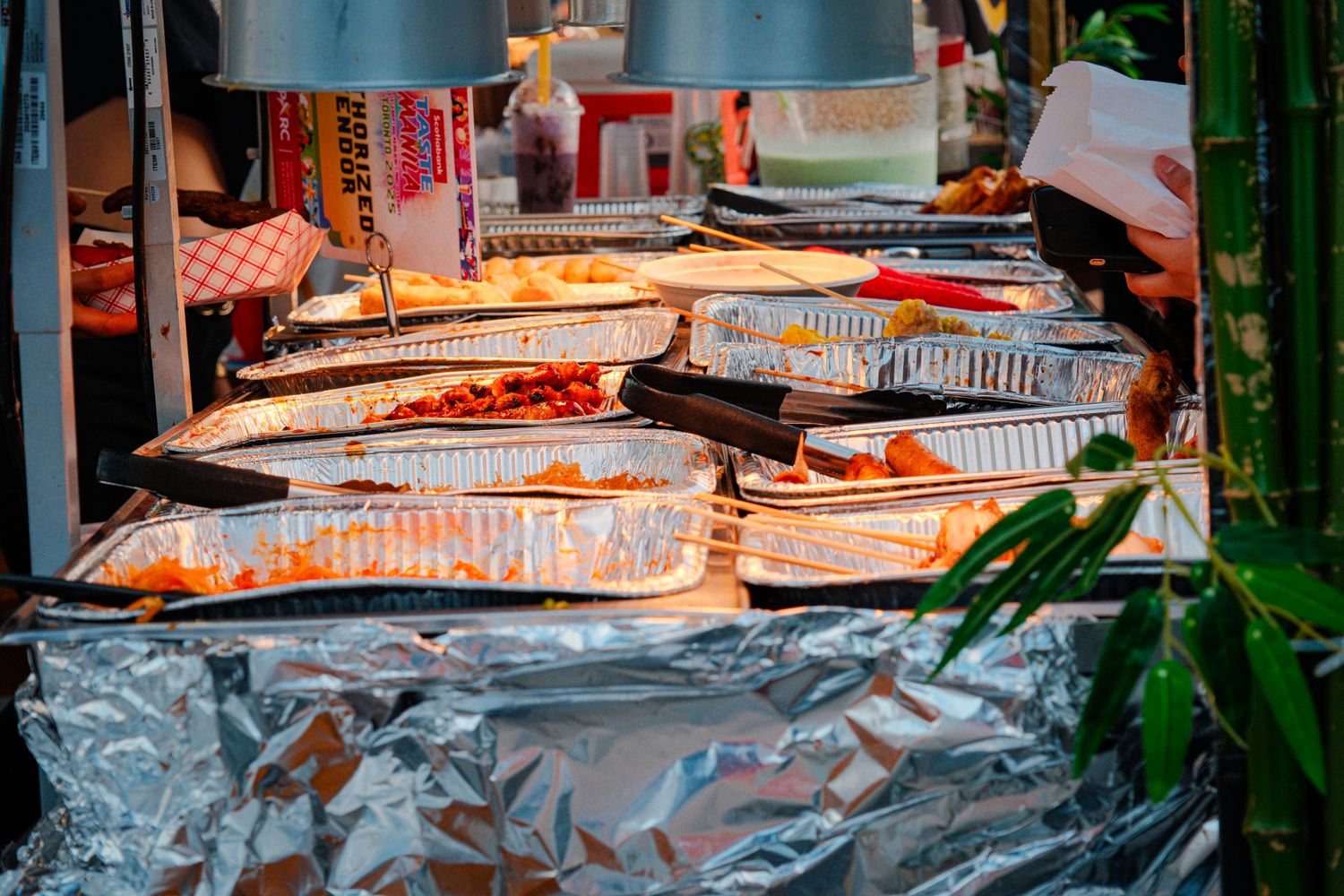 Food trays prepared for police officers during Mardi Gras in Mobile, Alabama