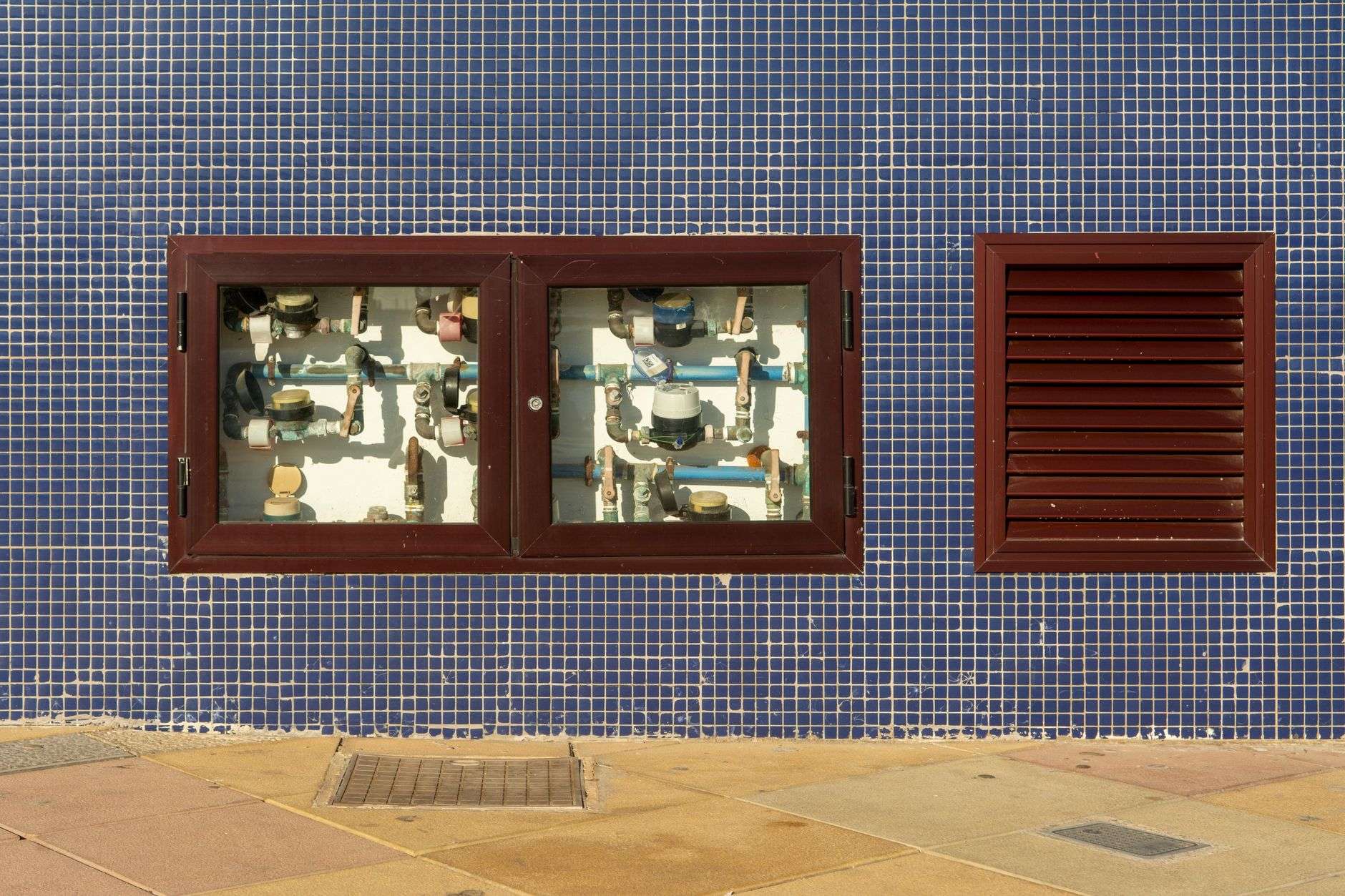Exterior of a municipal water utility building