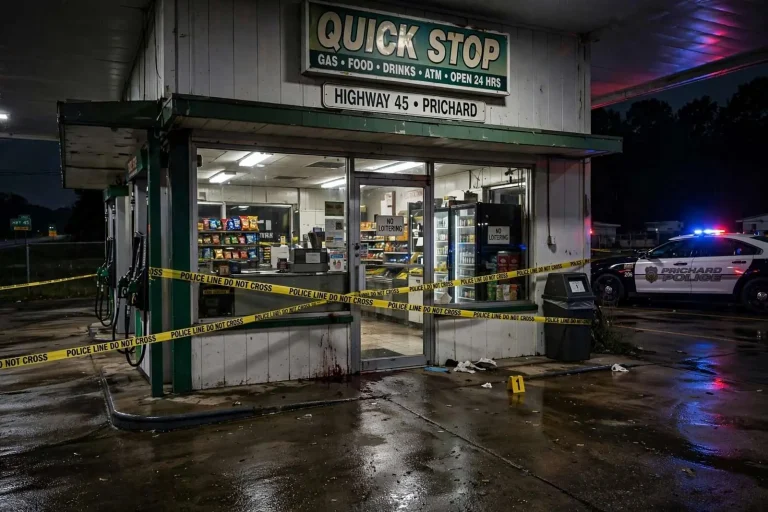 Illustration for the news story: Prichard Couple Attacked With Tire Iron at Gas Station; Clerk Allegedly Refused to Call 911