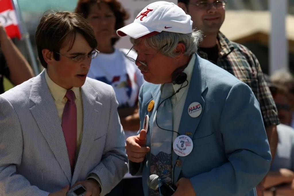 Josh Woods of Mobile, AL Organizing a Tea Party Protest in 2009
