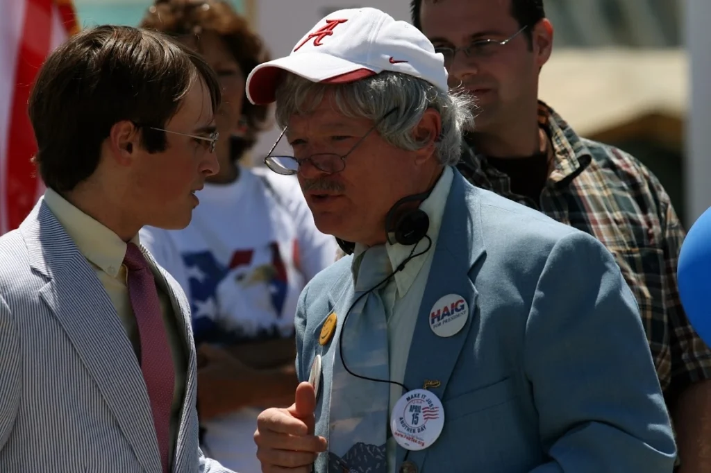 Josh Woods of Mobile, AL Organizing a Tea Party Protest in 2009
