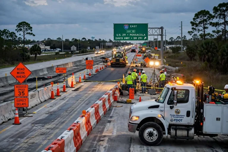 Illustration for the news story: Road Construction to Watch This Week in the Pensacola Area