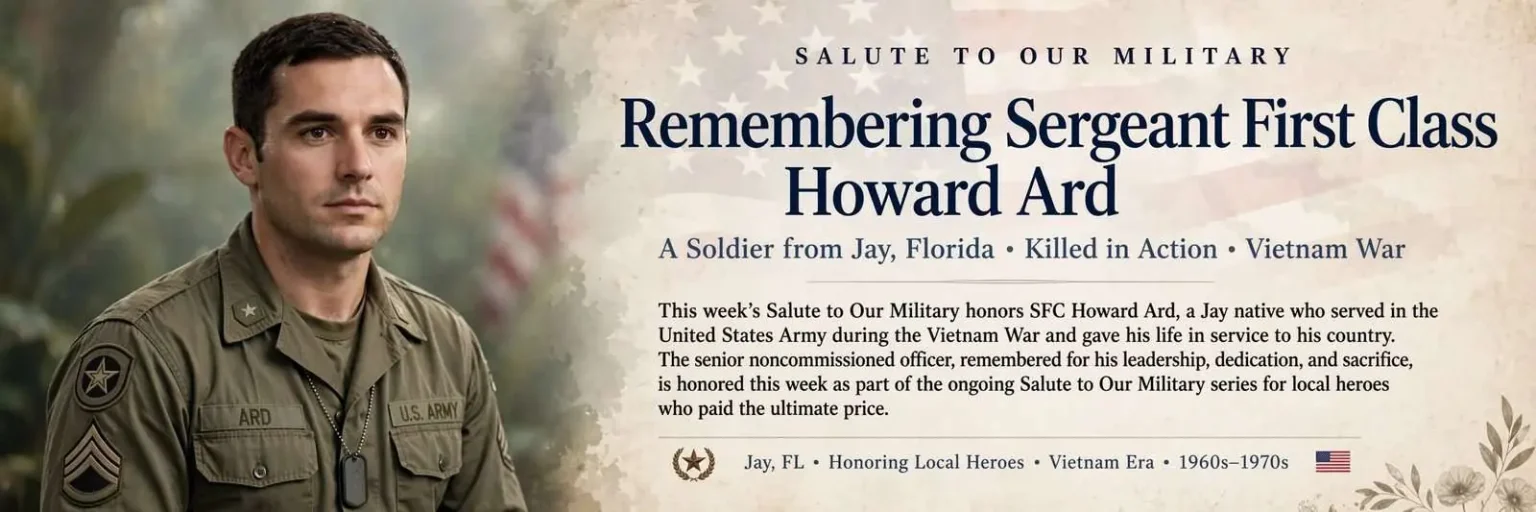 Illustration for the news story: Salute to Our Military: Remembering Sergeant First Class Howard Ard