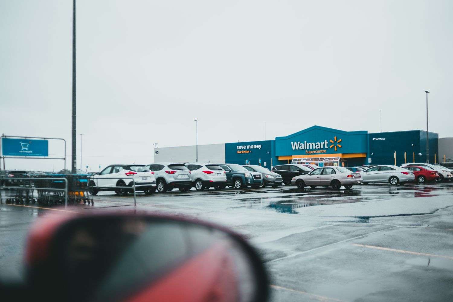 Exterior of the Walmart Supercenter on Schillinger Road near Airport Boulevard in Mobile