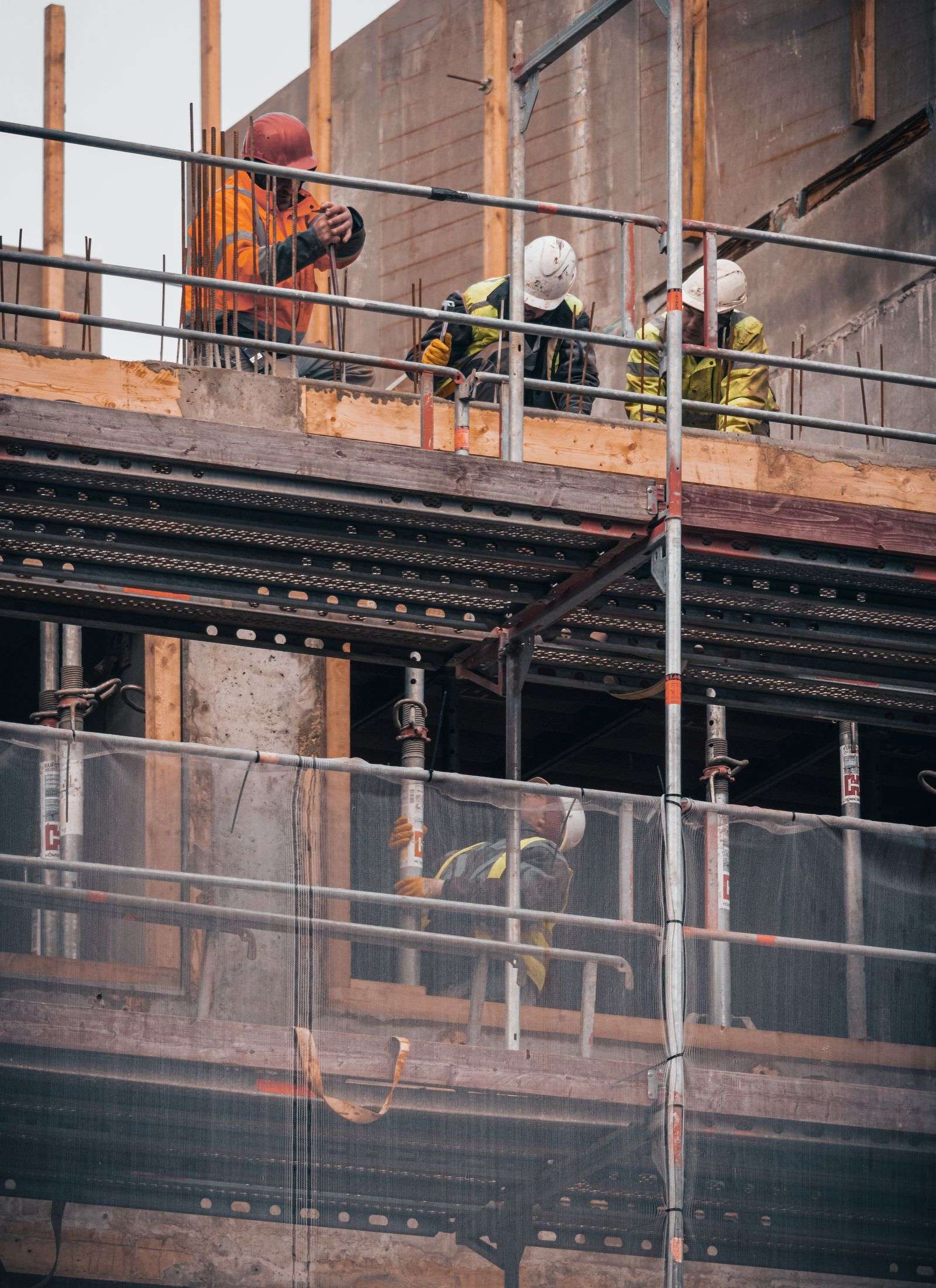 Interior of a steel shipbuilding production facility