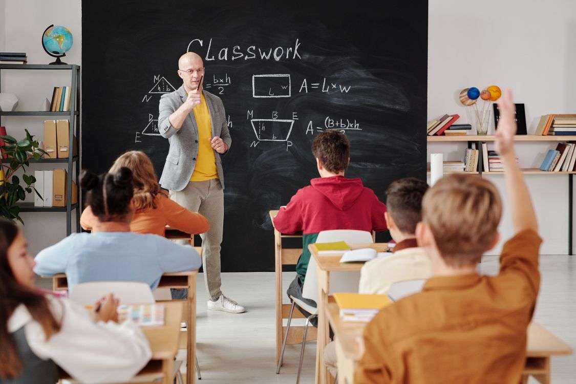 Students in a classroom setting