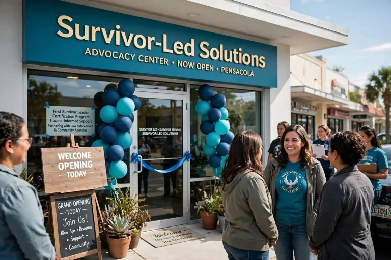 Illustration for the news story: Survivor-Led Solutions Opens First Physical Advocacy Center in Pensacola