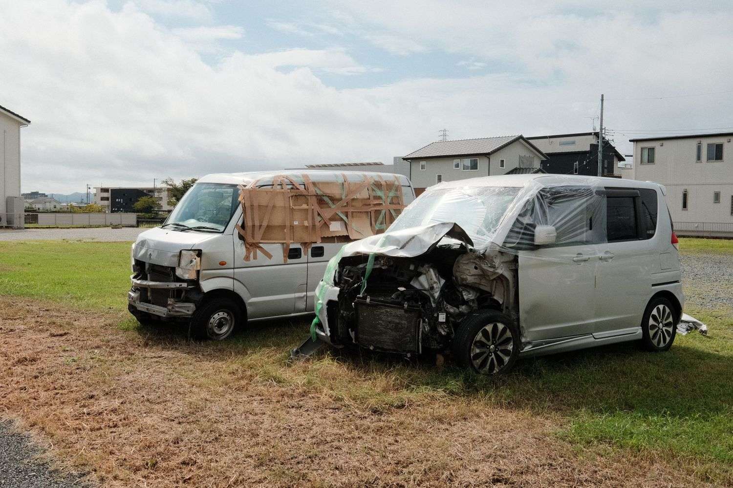 Vehicle that crashed into the side of a house in Mobile, Alabama