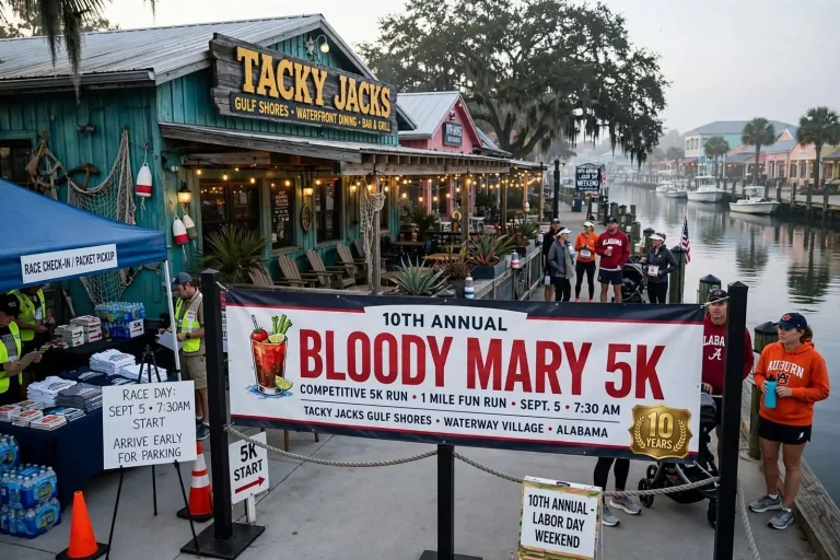 Illustration for the news story: Tacky Jacks Gulf Shores Set to Host 10th Annual Bloody Mary 5K on Sept. 5
