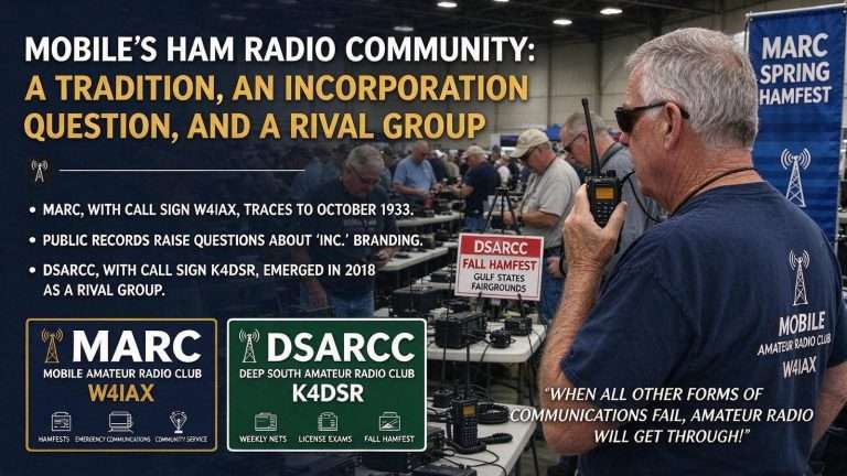 Illustration for the news story: The Mobile Amateur Radio Club: A Longstanding Tradition, Questions of Incorporation, and the Rise of a Rival Group