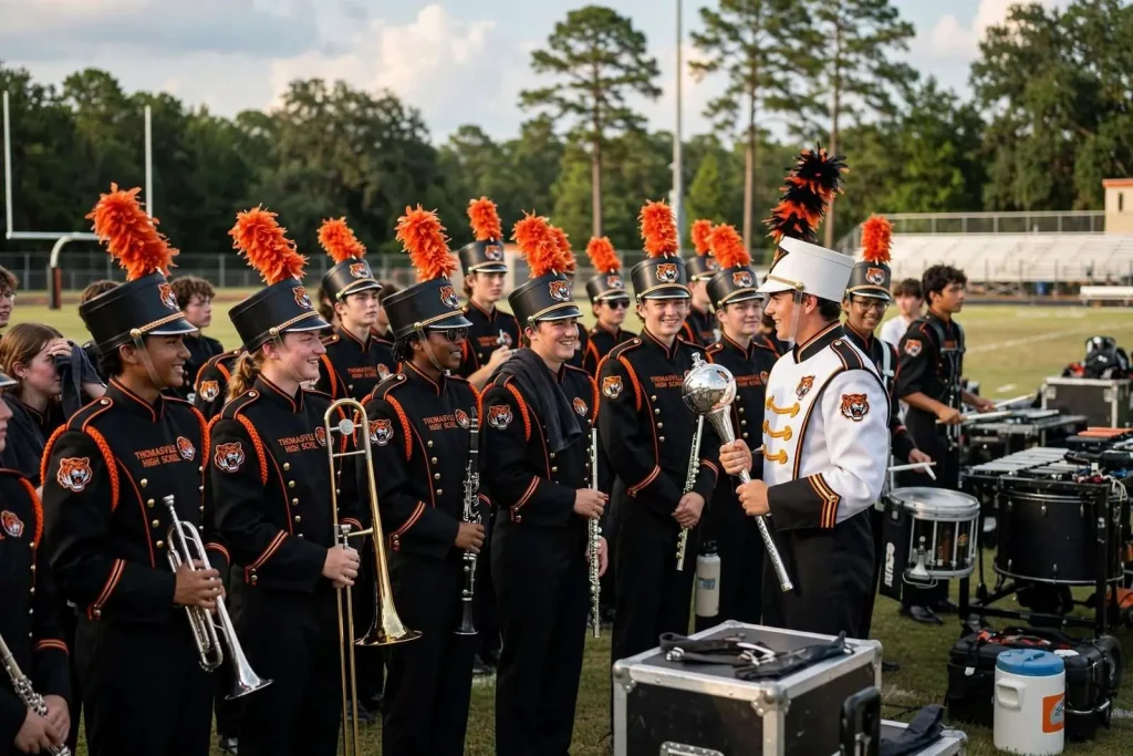 Illustration for the news story: Thomasville Mighty Tiger Marching Band Wraps Up Camp, Set for Season Debut