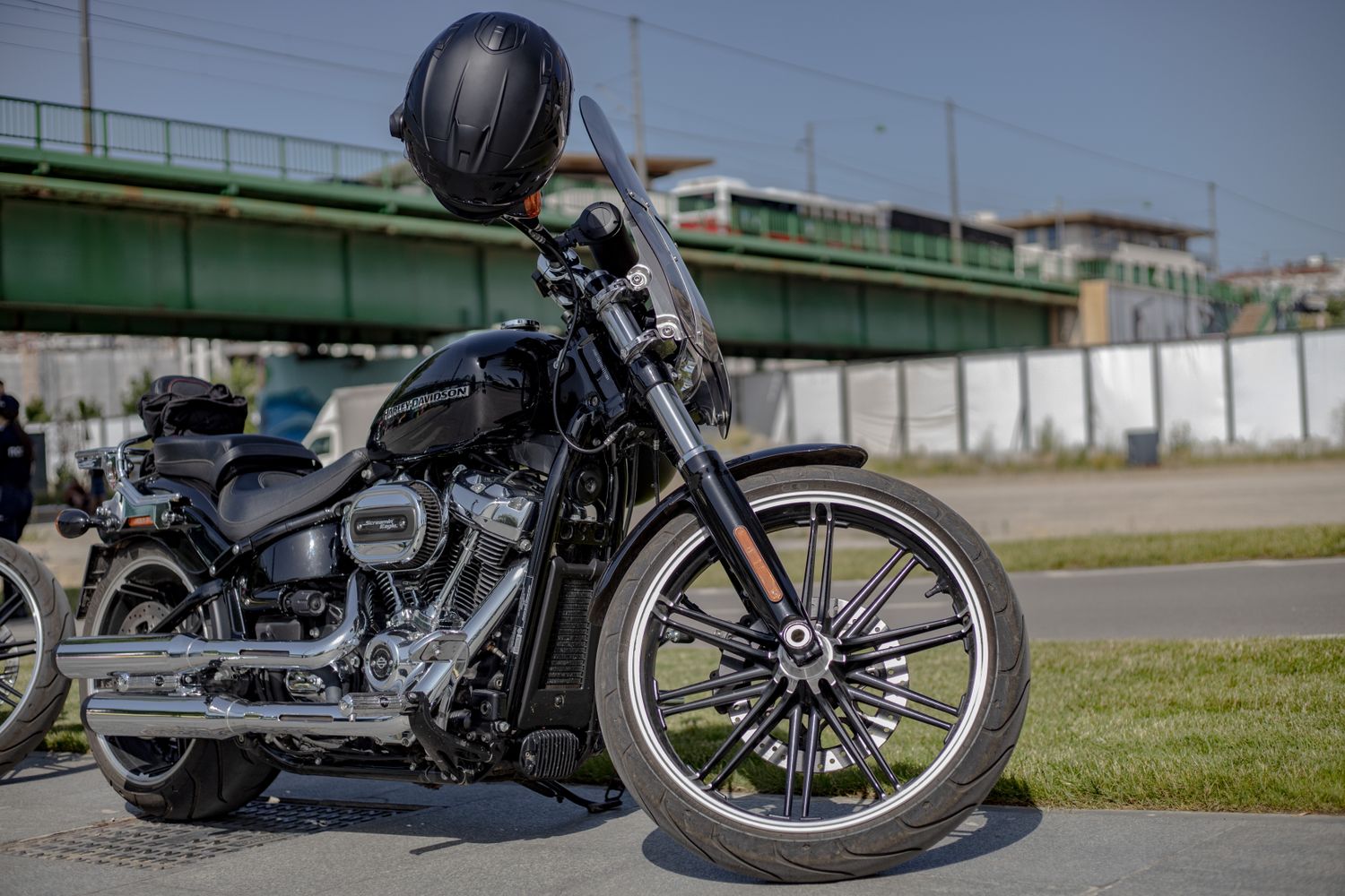 A Harley-Davidson motorcycle similar to a benefit raffle grand prize