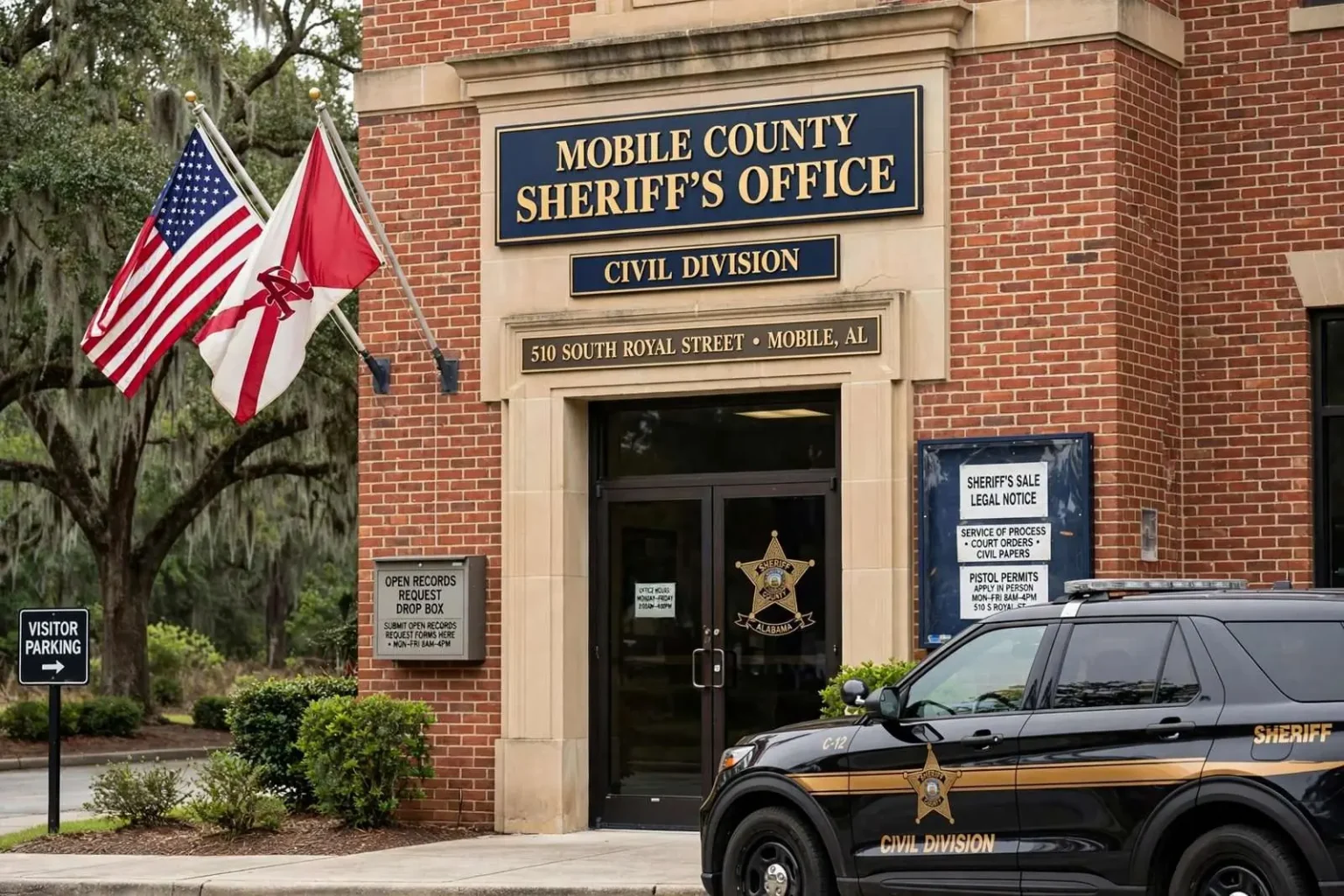 Illustration for the news story: What Mobile County Residents Should Know About the Sheriff’s Civil Division