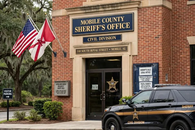 Illustration for the news story: What Mobile County Residents Should Know About the Sheriff’s Civil Division