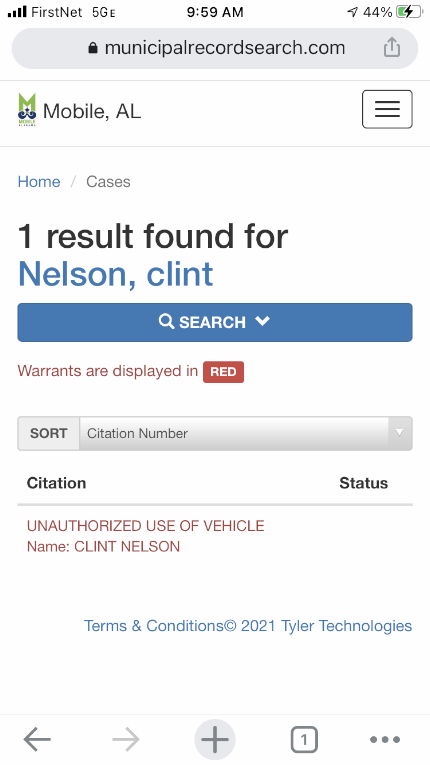 Clint Nelson Arrested in Mobile, AL