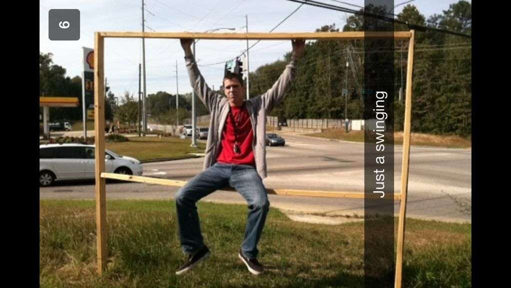 Blane Fillingim destroys campaign signs