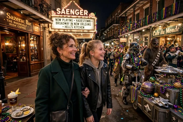 Illustration for the news story: A 24-Hour Culture Trip: Broadway, Sazeracs and a Surprise Parade in New Orleans