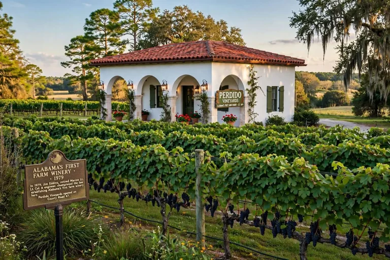 Illustration for the news story: Alabama’s First Farm Winery: The Watch Me Story of Perdido Vineyards and Jim Eddins