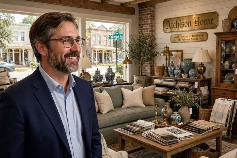 Illustration for the news story: Atchison Home’s Second Act: Jack McCown Carries a Mobile Design Legacy to Fairhope