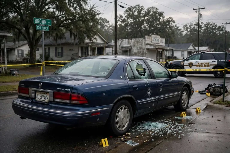 Illustration for the news story: Atmore Man Charged With Attempted Murder After Shooting Into Occupied Vehicle on Brown Street