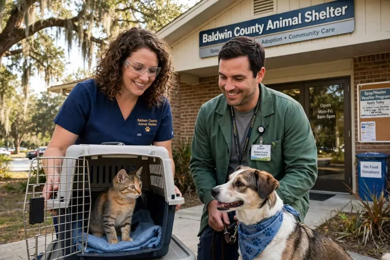 Illustration for the news story: Baldwin County’s Spay and Neuter Voucher Program Has Quietly Reached Thousands of Pets in Two Years