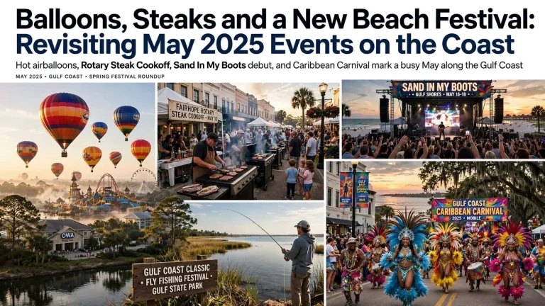 Illustration for the news story: Balloons, Steaks and a New Beach Festival: Revisiting May 2025 Events on the Coast