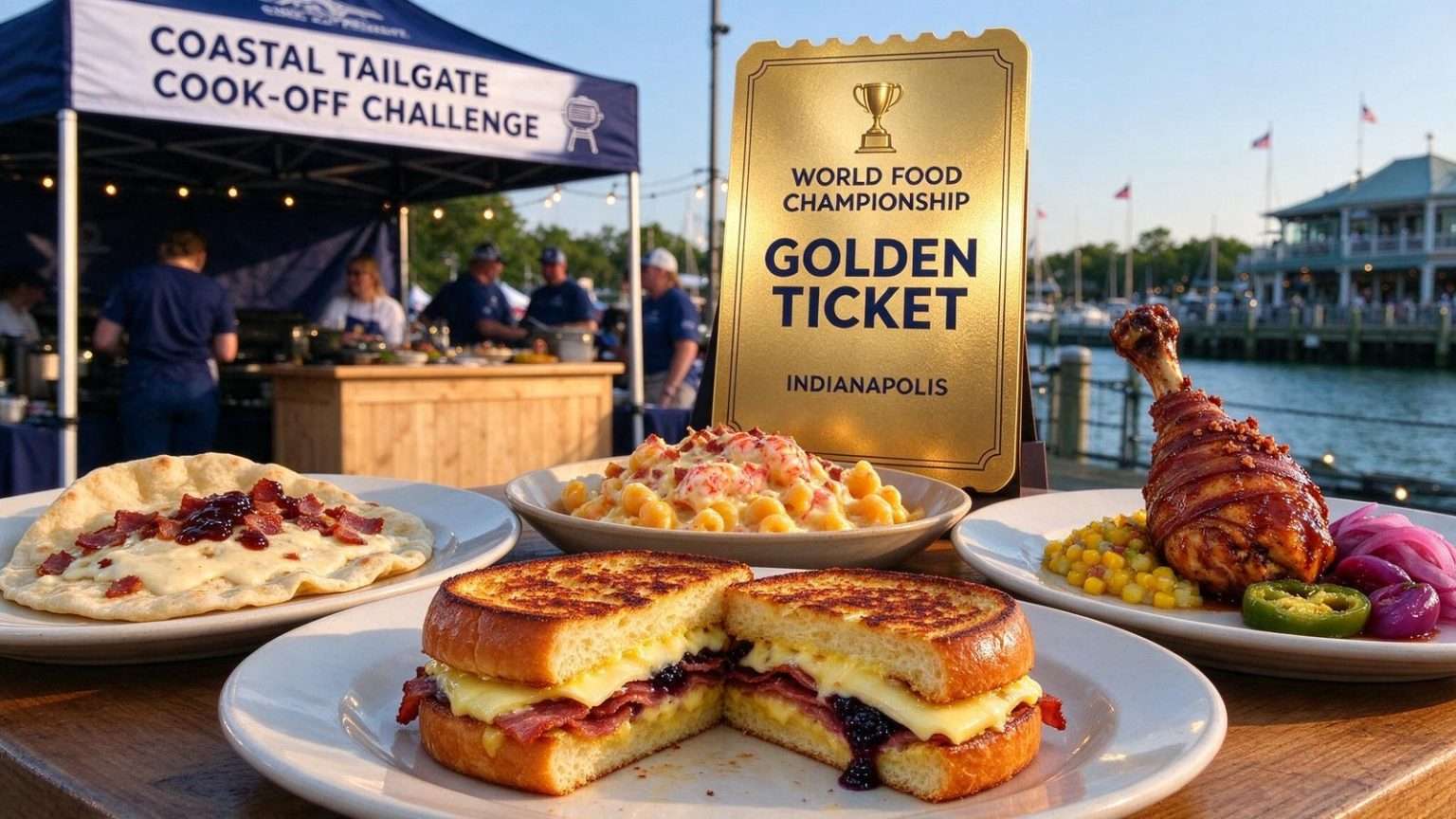 Illustration for the news story: Barometer Waterfront Grille Wins Coastal Tailgate Cook-Off, Punches Ticket to World Food Championship