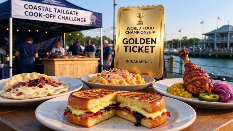 Illustration for the news story: Barometer Waterfront Grille Wins Coastal Tailgate Cook-Off, Punches Ticket to World Food Championship