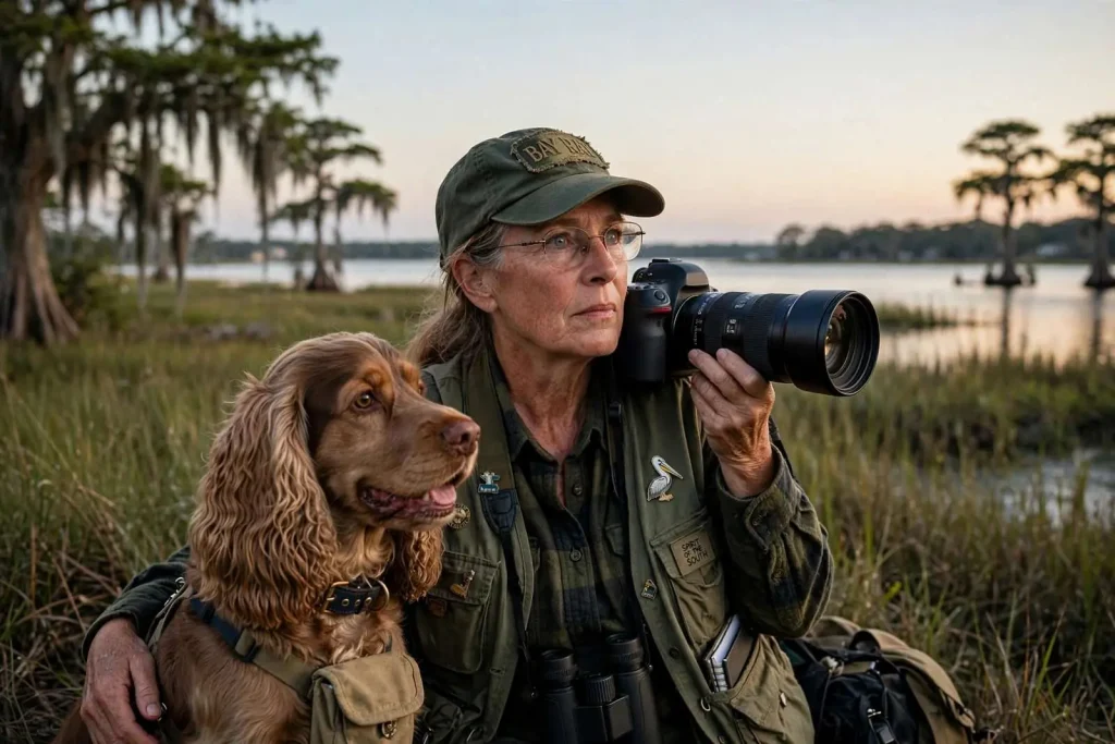 Illustration for the news story: Bay Rat With a Telephoto Lens: Fontaine Radcliff Howard’s Life Photographing the Wild