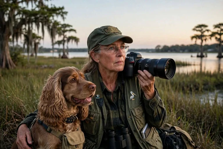 Illustration for the news story: Bay Rat With a Telephoto Lens: Fontaine Radcliff Howard’s Life Photographing the Wild