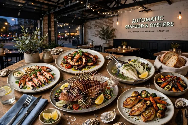 Illustration for the news story: Birmingham’s Food Scene Keeps Earning Its Reputation, One Dinner at a Time