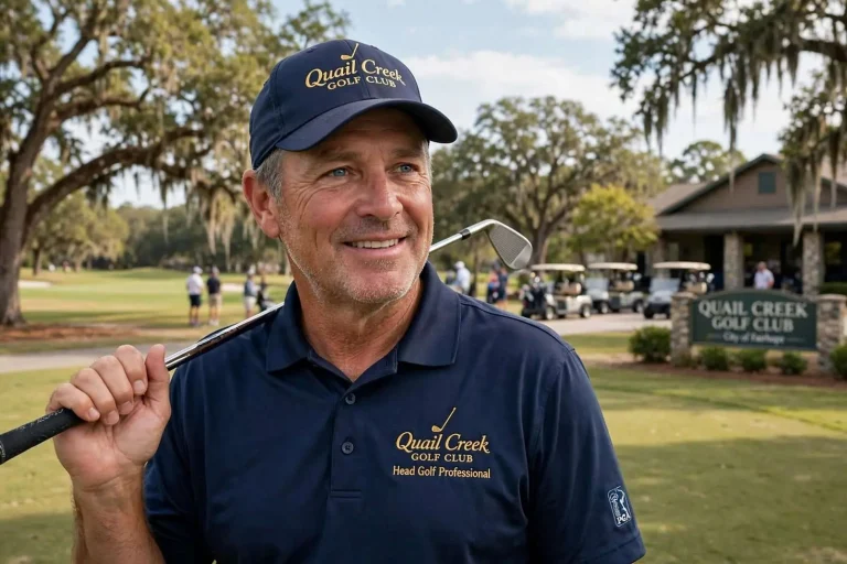 Illustration for the news story: Bobby Hall at Quail Creek Golf Club: Simple Swings and Fairhope’s Charity Engine