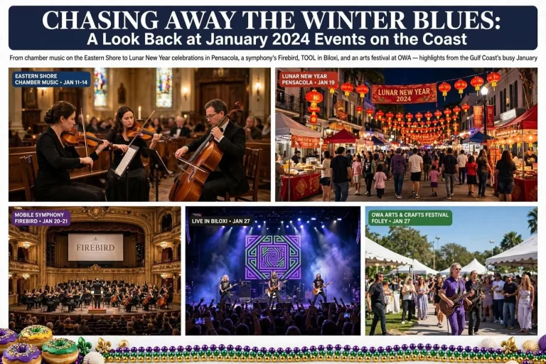 Illustration for the news story: Chasing Away the Winter Blues: A Look Back at January 2024 Events on the Coast