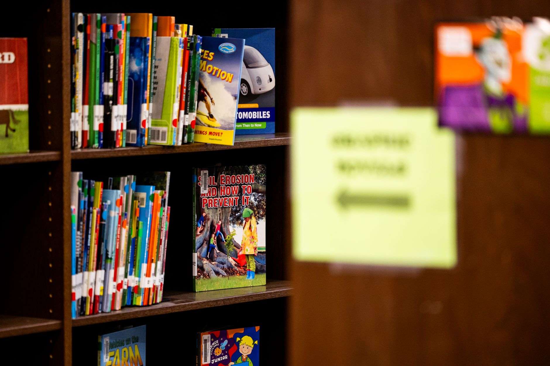 Children's picture books, illustrating a program that mails free books to young children each month