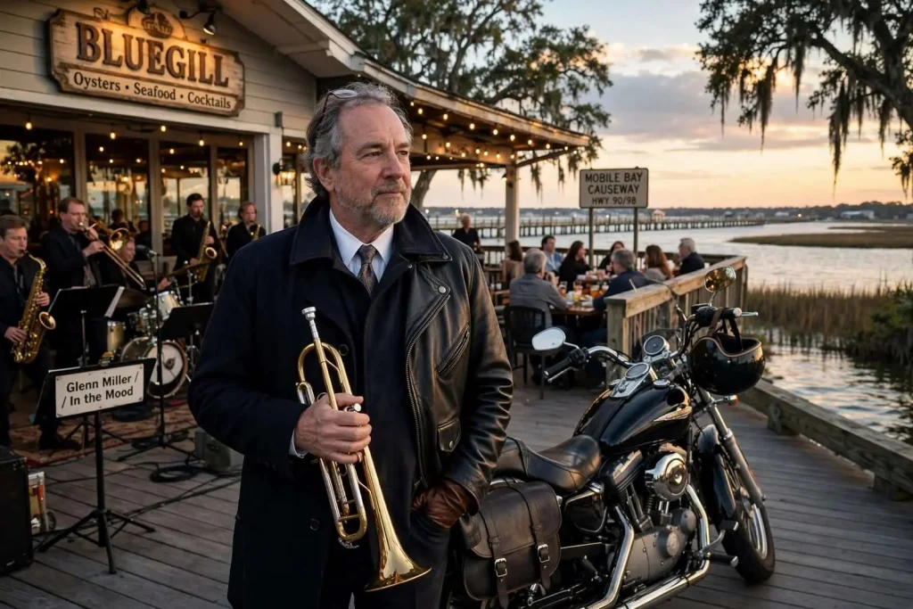Illustration for the news story: Chip Herrington Keeps the Big Band Era Alive on the Mobile Causeway