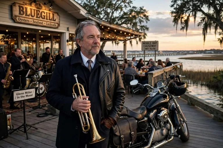 Illustration for the news story: Chip Herrington Keeps the Big Band Era Alive on the Mobile Causeway