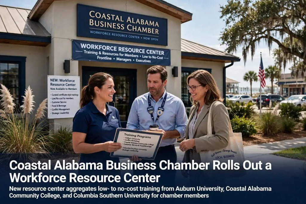 Illustration for the news story: Coastal Alabama Business Chamber Rolls Out a Workforce Resource Center