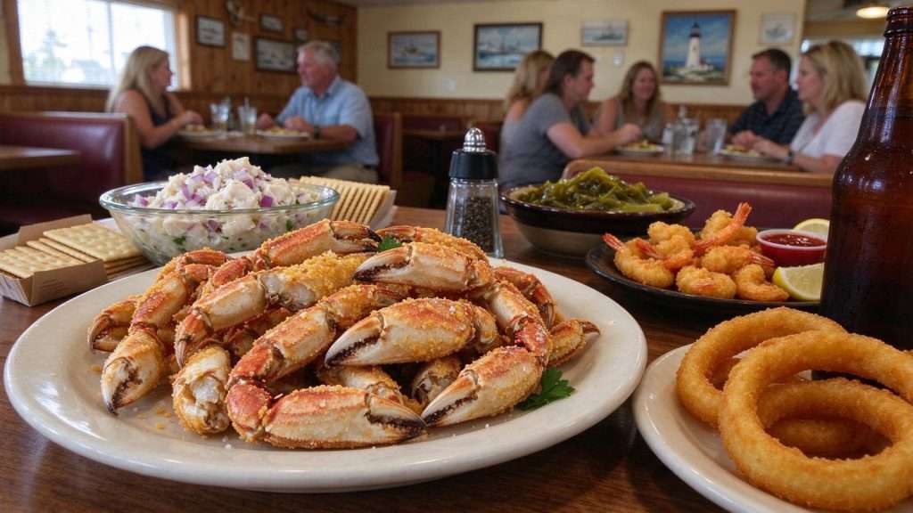 Illustration for the news story: Crab Claws Worth the Drive: Inside a Beloved Bayou La Batre Seafood Restaurant