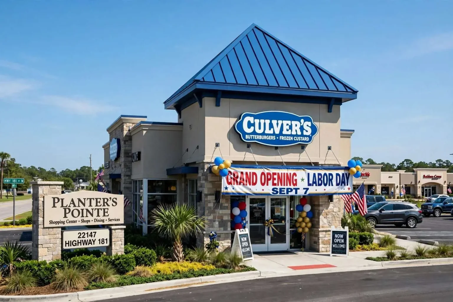 Illustration for the news story: Culver’s Opens on Highway 181 in Fairhope With a Labor Day Grand Opening